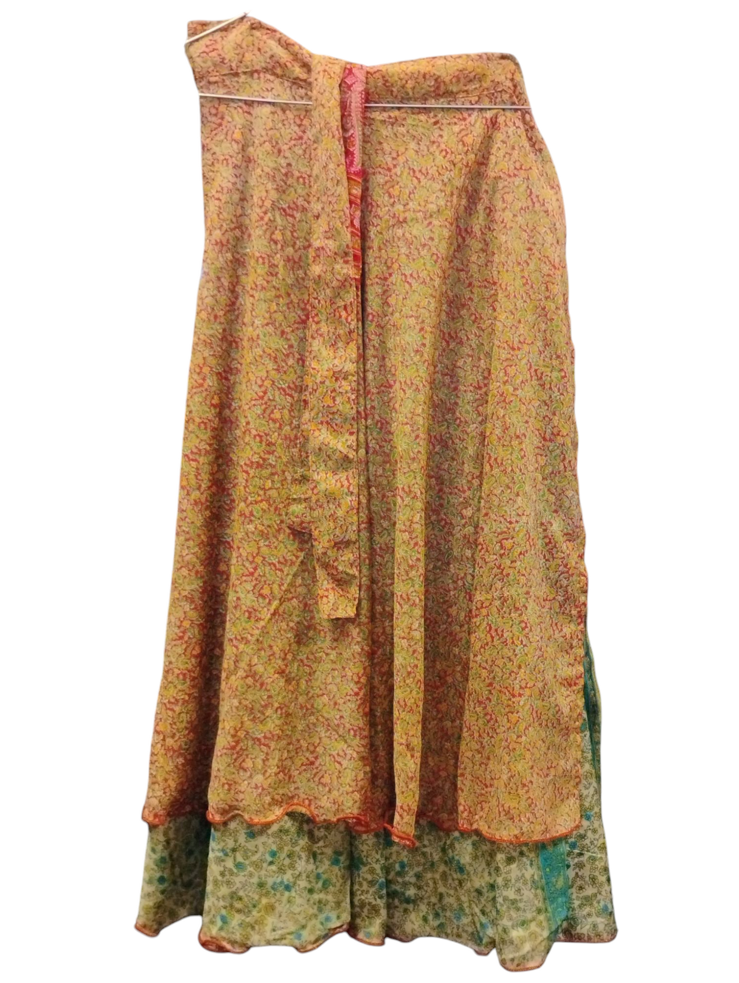 Boho Hippie Wrap Skirts - Mid Length - Plus Size