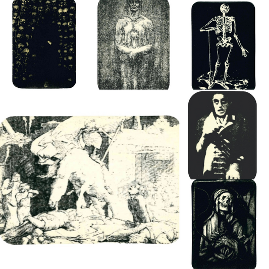 Nightshade Reign Stickers: Blacklight Curse Collection