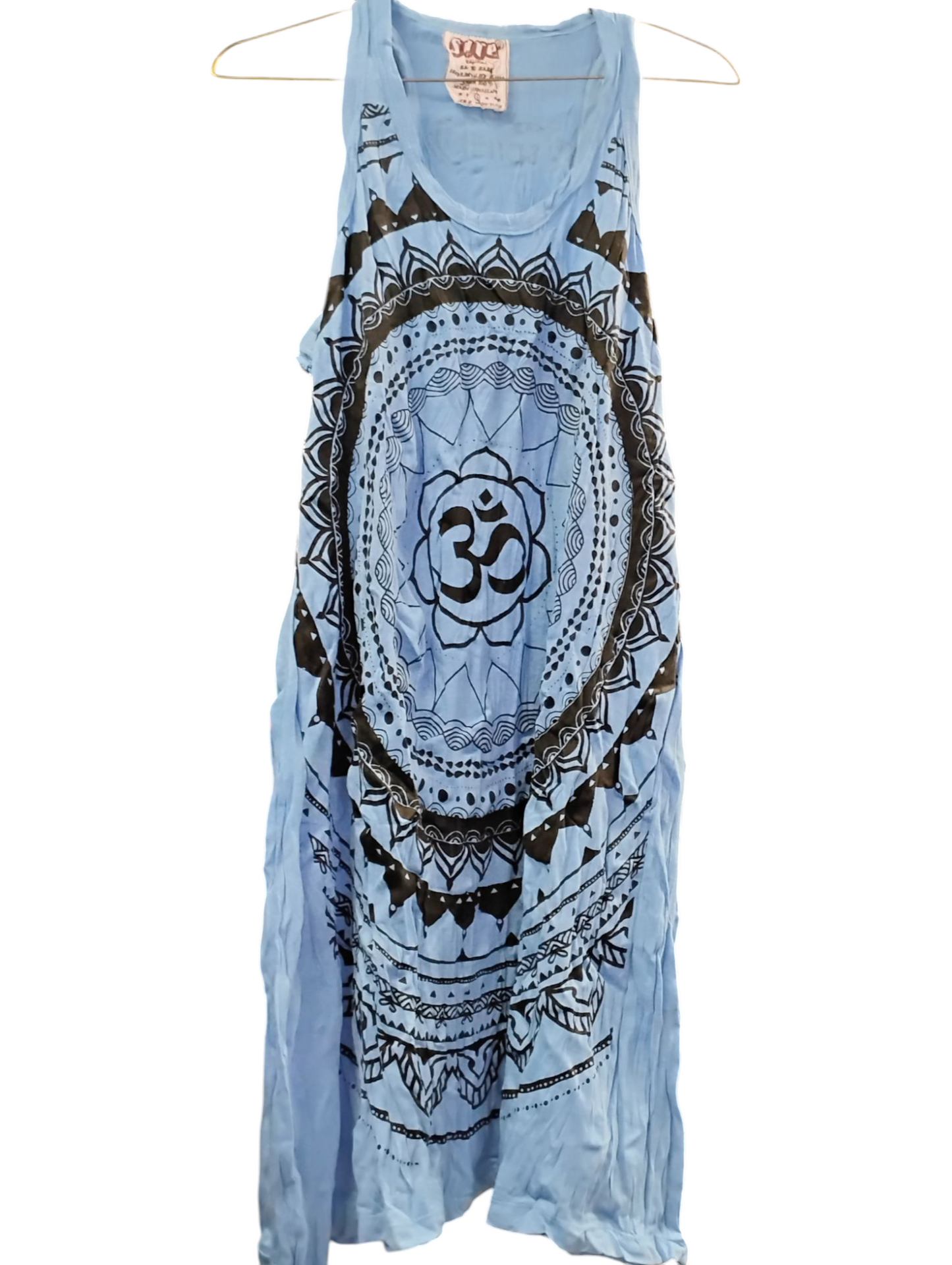 OM TANK DRESS: LIGHT BLUE