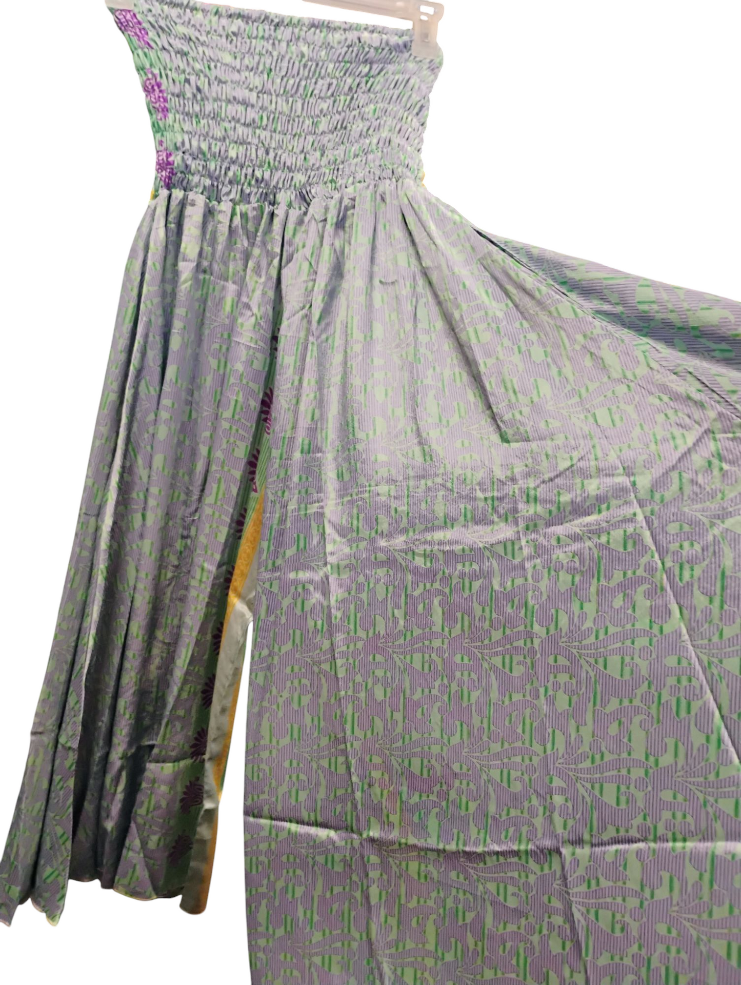 Wide Leg Smocked Plus Size Pants