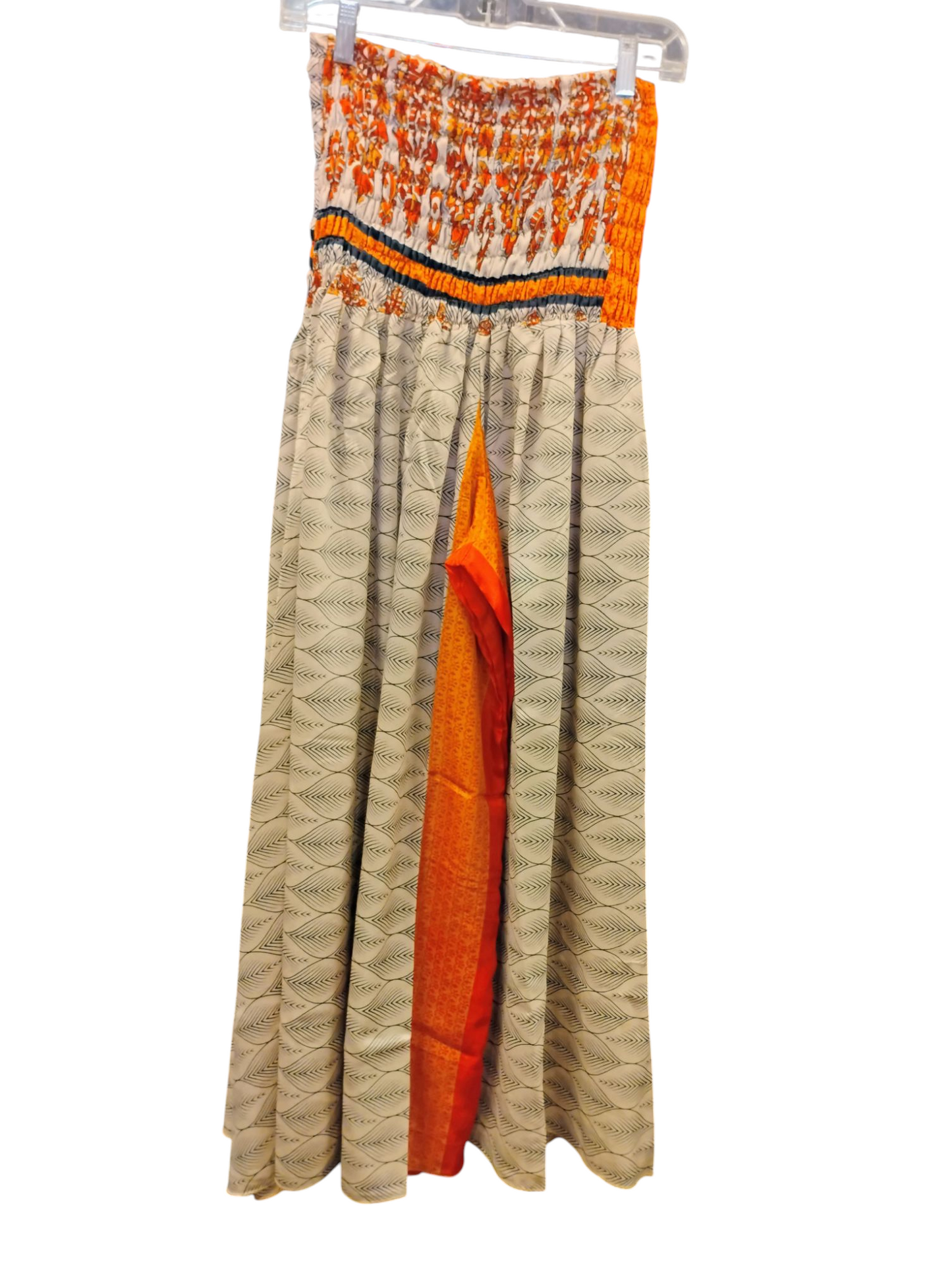 Wide Leg Smocked Plus Size Pants