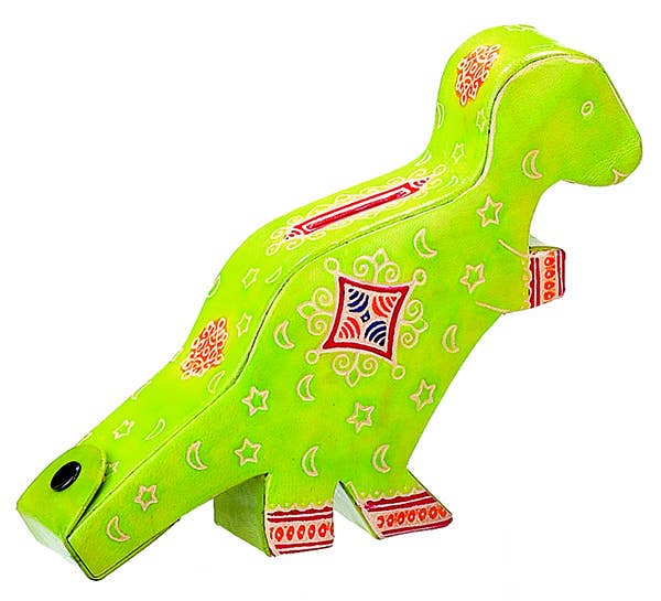 Dino Dollars Leather Bank