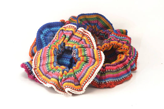 Guatemala Cotton Hair Scrunchies