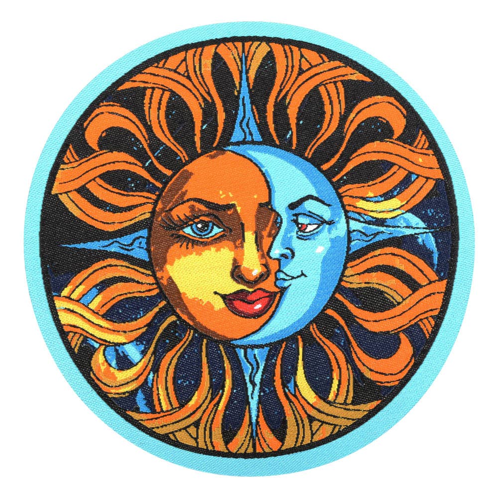 Sun/Moon Embroidered Patch