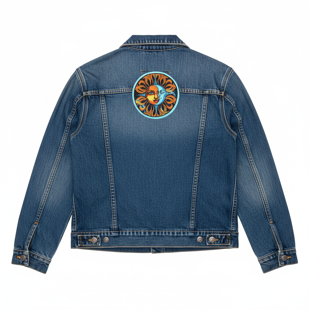 Sun/Moon Embroidered Patch