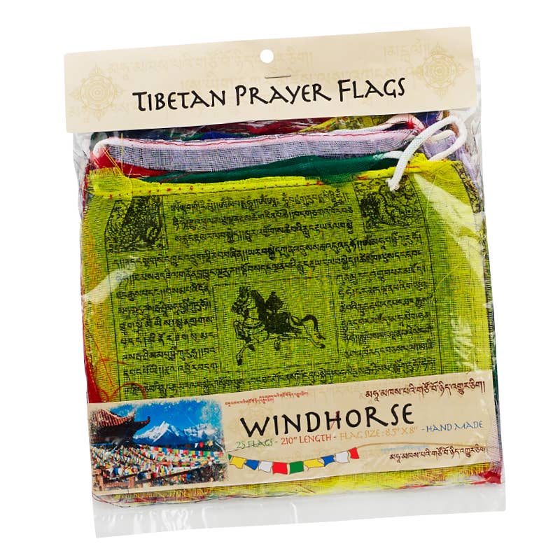 WIND HORSE PRAYER FLAG