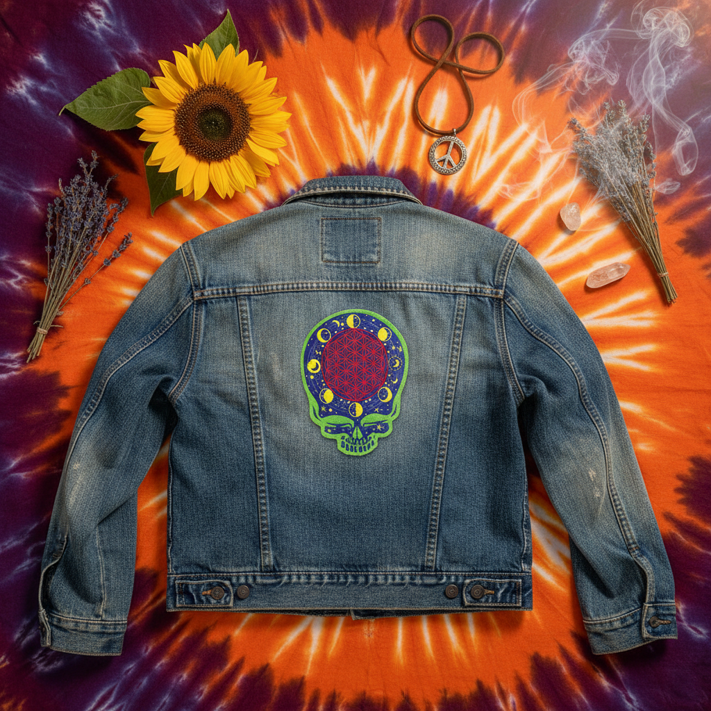 Headspace Portal: Psychedelic Skull Patch