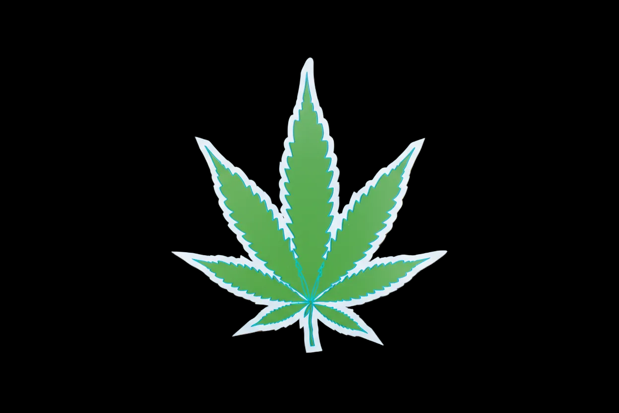 Leaf Me Be Sticker