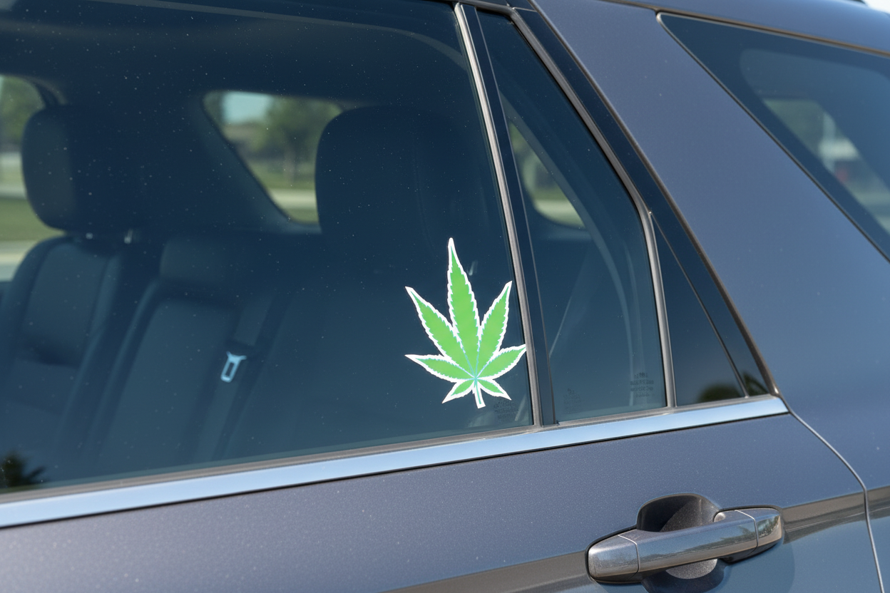 Leaf Me Be Sticker