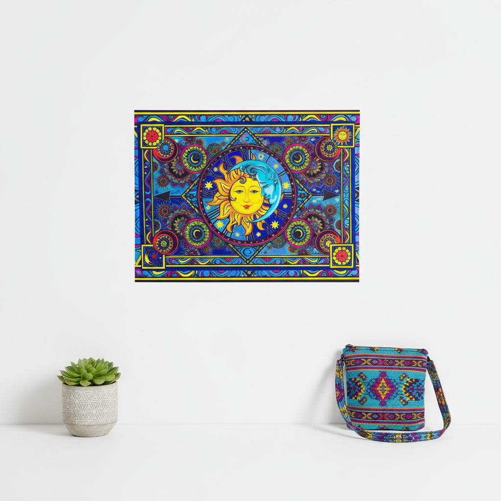 Celestial Sway — 3D Lenticular Poster for the Cosmic Soul
