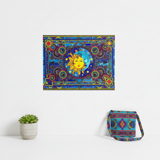 Celestial Sway — 3D Lenticular Poster for the Cosmic Soul
