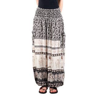 Smocked Elephant Genie Pants