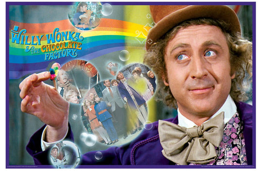 Willy Wonka - Rainbow Poster