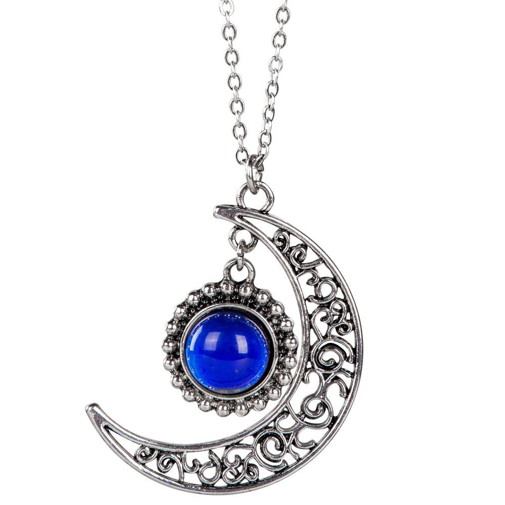 Celestial Glow™ Moodstone Necklace – Sun & Moon Pendant