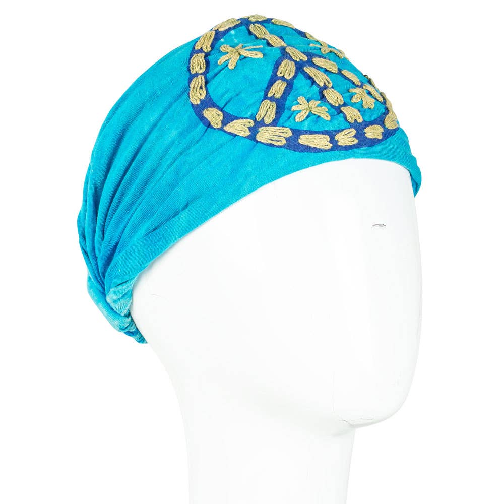 PEACE HEADBAND ASSORTED COLORS