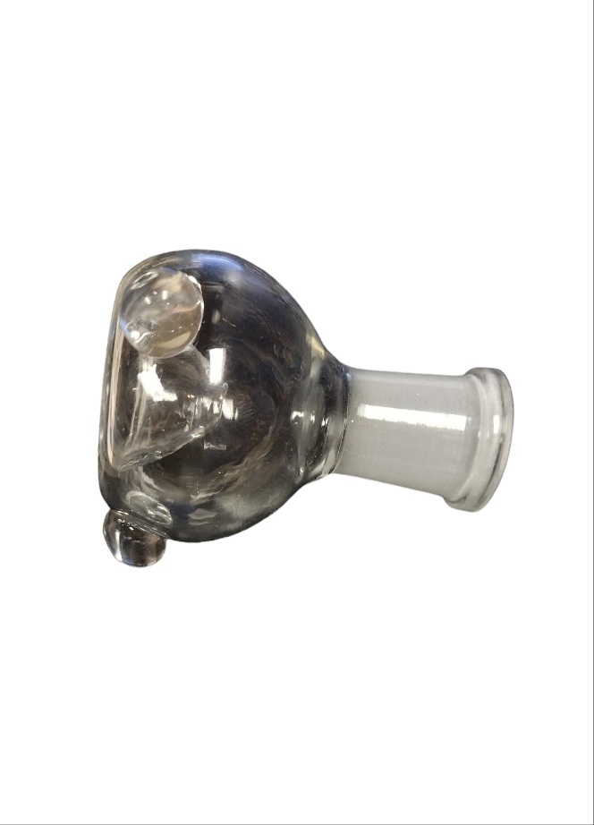 Female Clear Glass On Glass Bowl