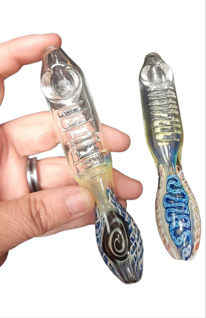 Highway to Haze — 5.5" Clear Glass Steamroller