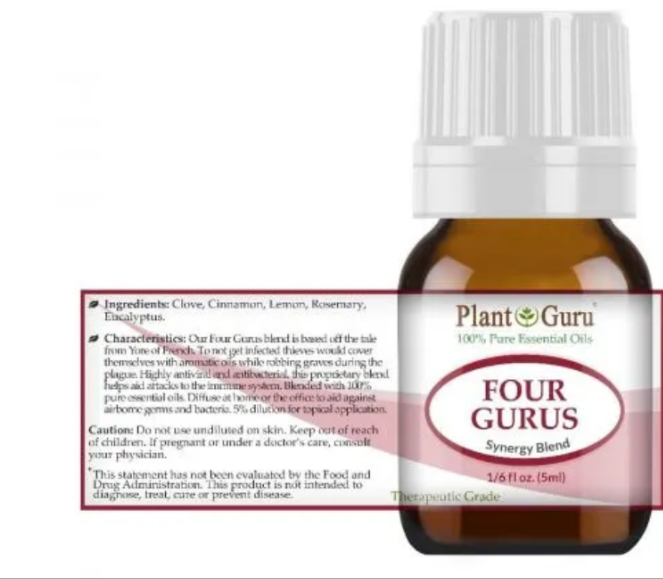 Four Gurus essential oil blend