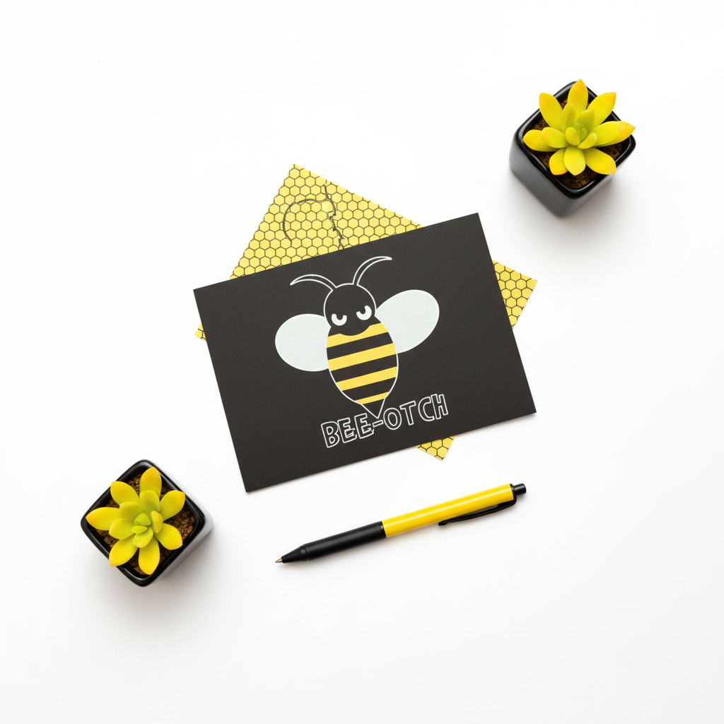 Postcards from the Baddieverse™ – Bold 4" x 6" Attitude Cards