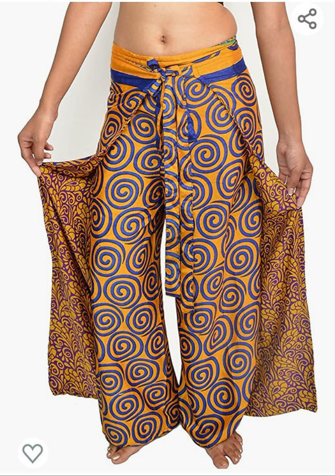 Thai Fisherman Wrap Pants- orange