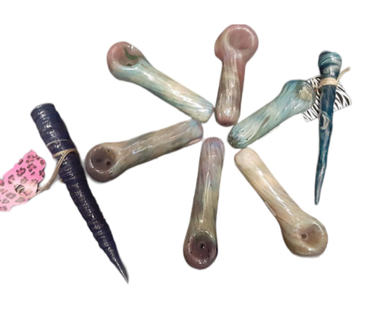 "Cuckoo Comet Catchers” — Hand-Blown Glass Pipes by Brandon Jeschke