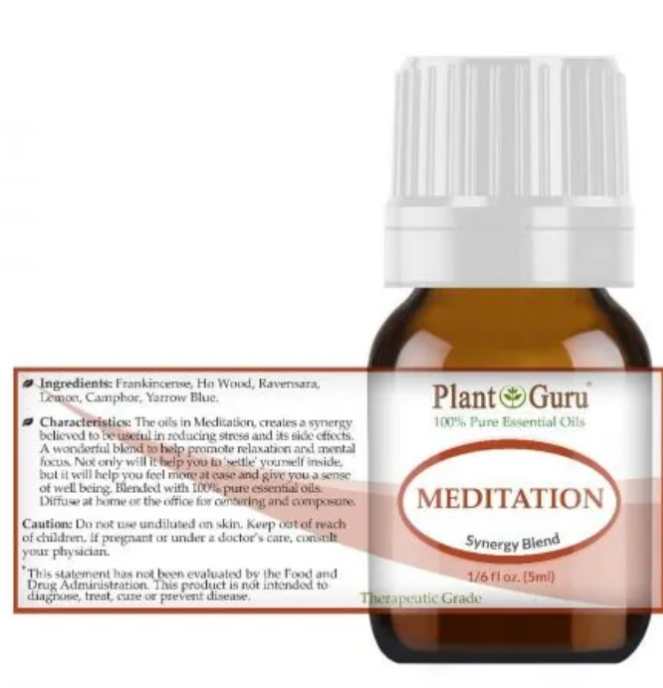 Meditation essential oil blend