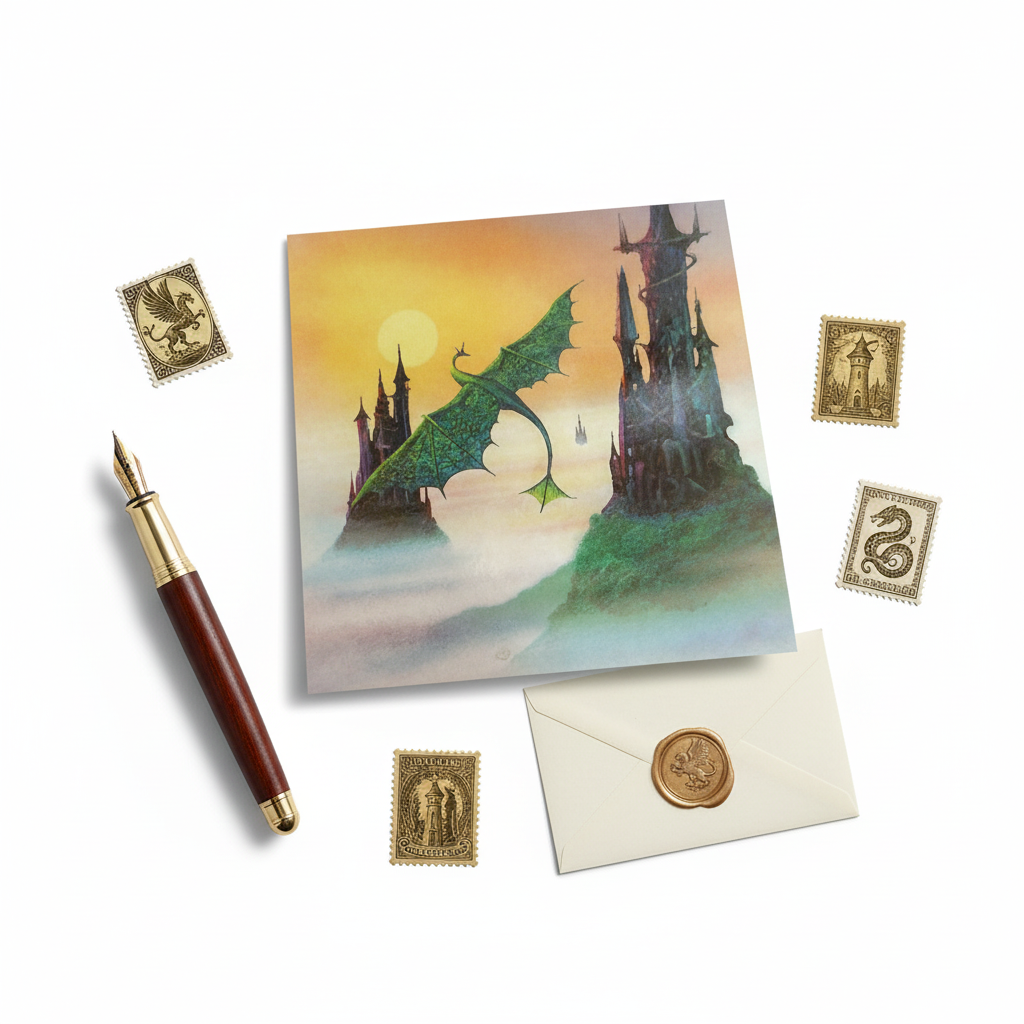 Realm Runners — 4" x 6" Fantasy Postcard Collection by Grant Woodbridge