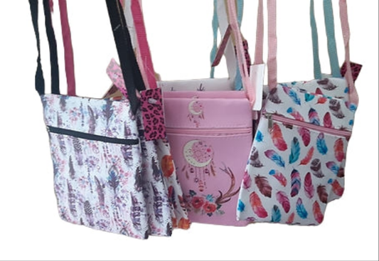 Featherlight Frequencies Crossbody Pouch