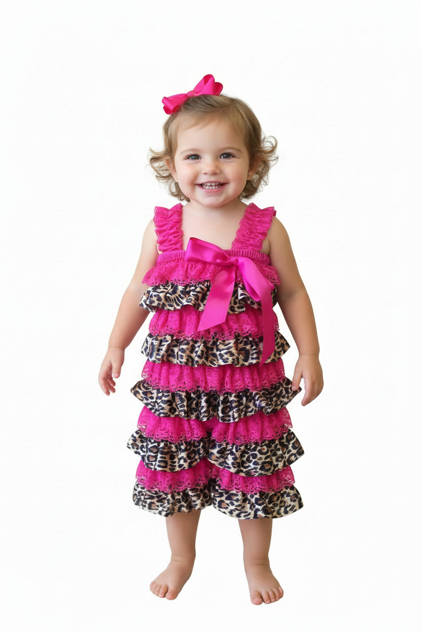 Multi colored petti rompers