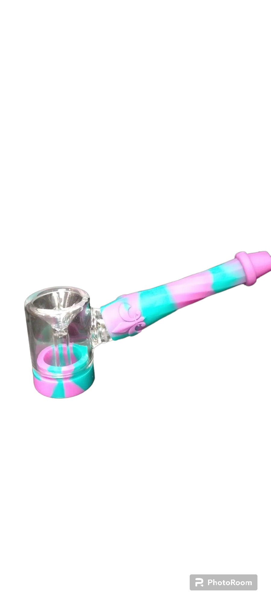 Silicone Glass Head Hand Pipe