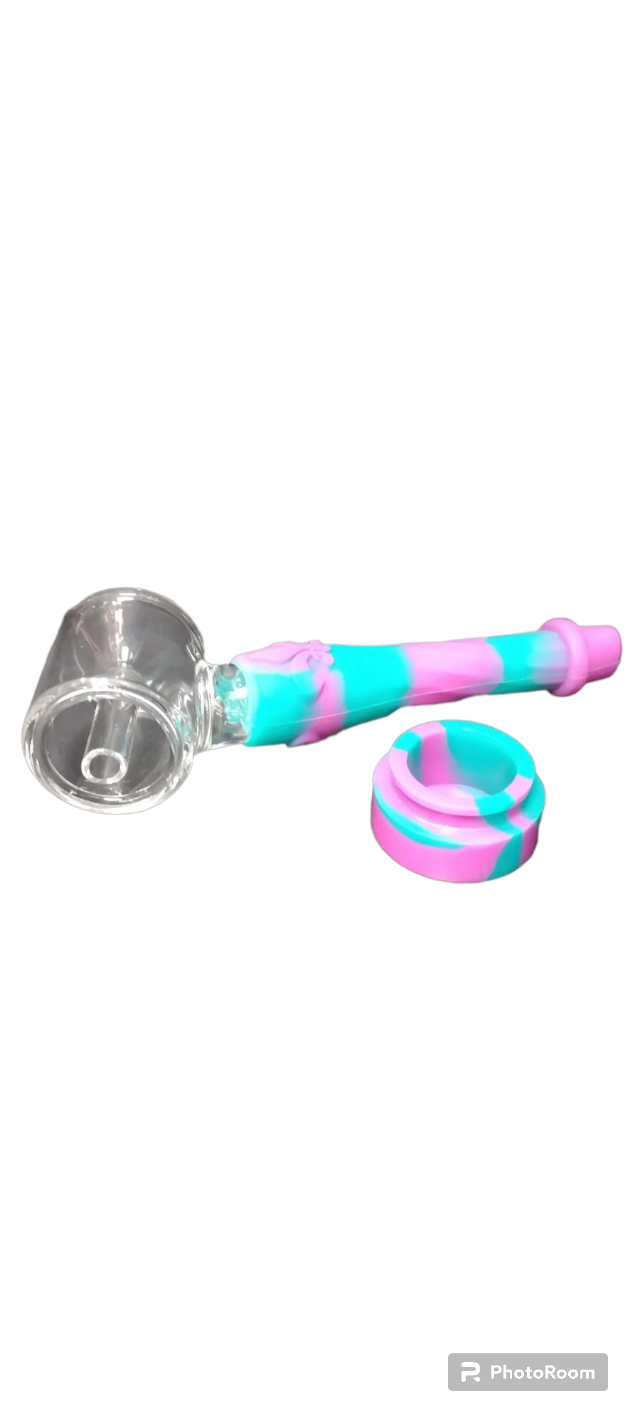 Silicone Glass Head Hand Pipe