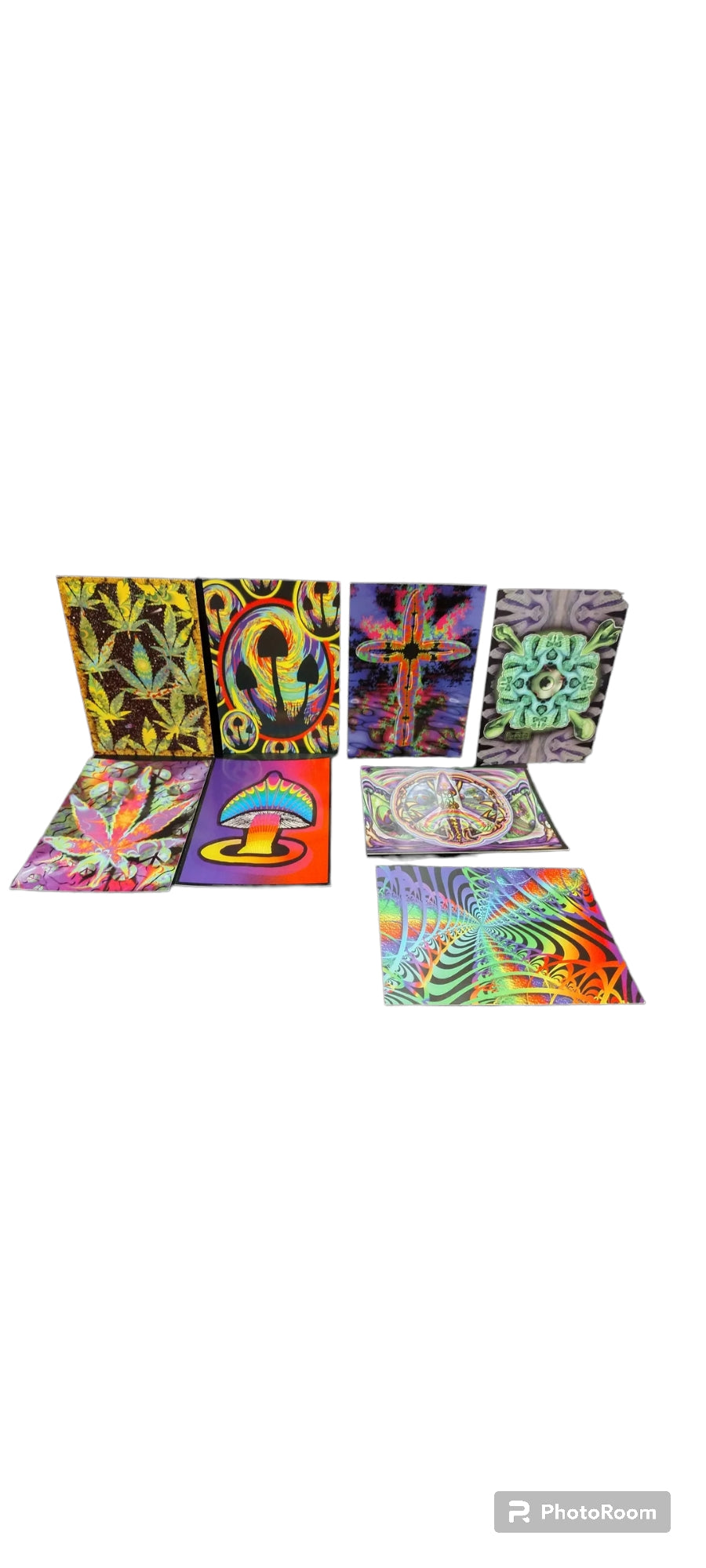 Colorful Psychedelic Postcards