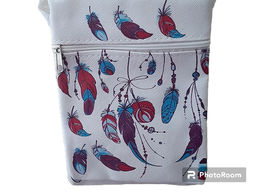 Feather Cell Phone Bag