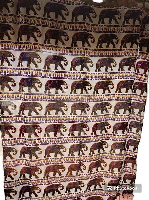 Elephant March Sarong
