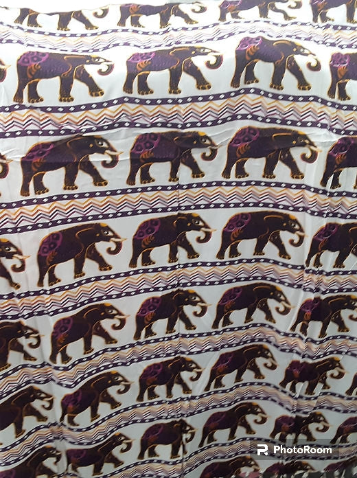 Elephant March Sarong