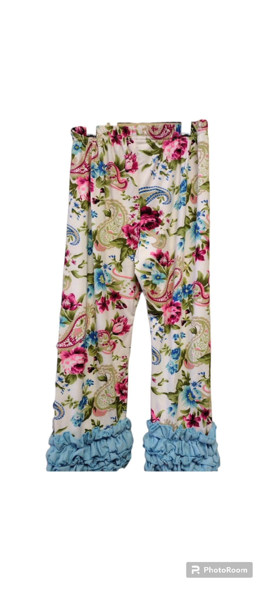 Floral Ruffled Pants