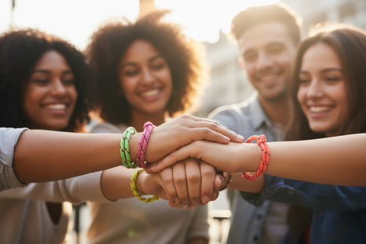 Wrist Intentions™ – Adjustable Neon Friendship Bracelets