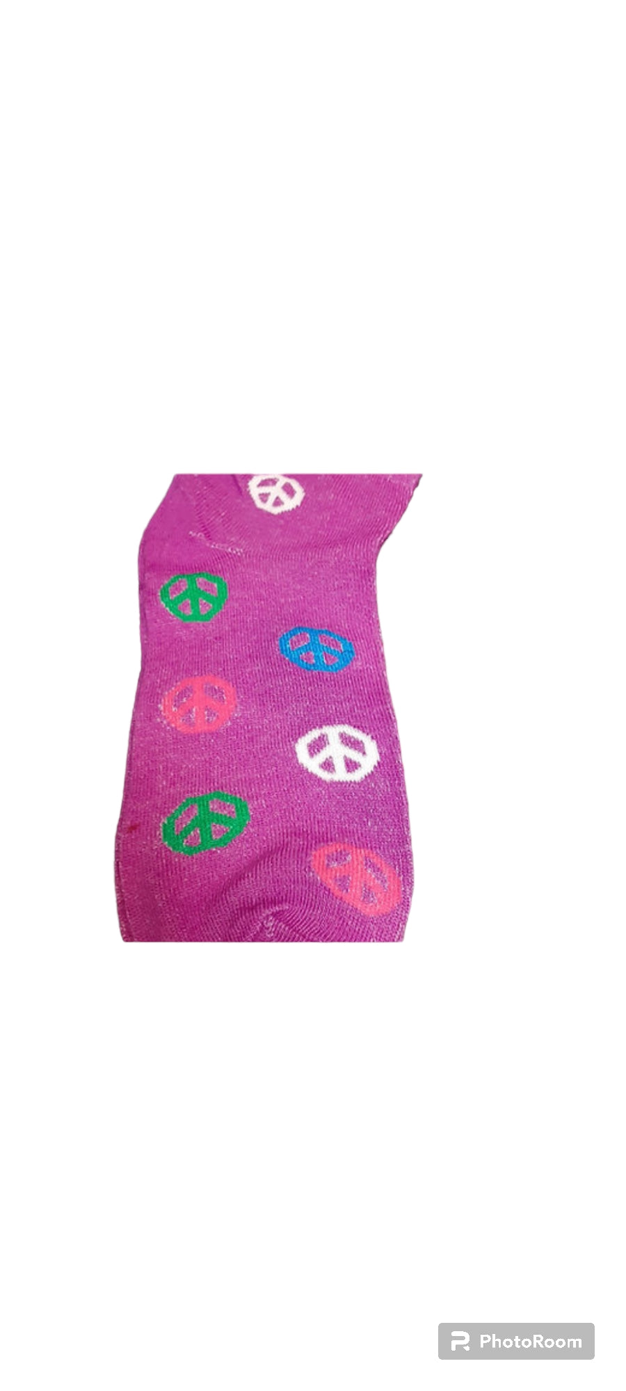 Peace sign socks