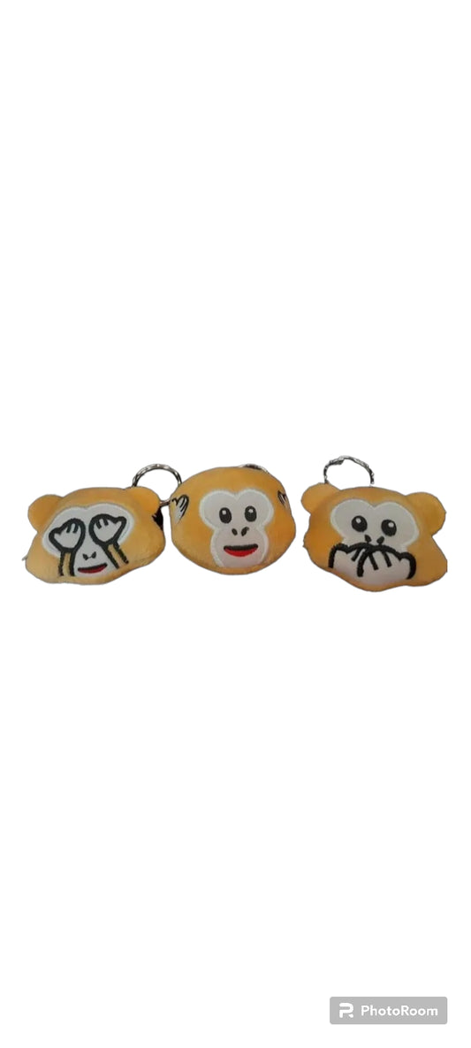 Wise Monkeys Keychains