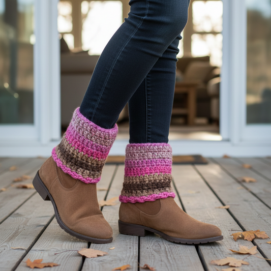 Cocoa Rose Boot Cuffs
