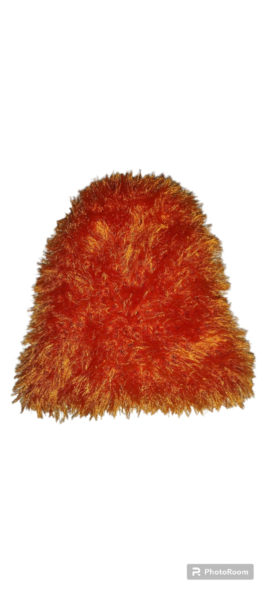 Fuzzy Kids Orange Hat