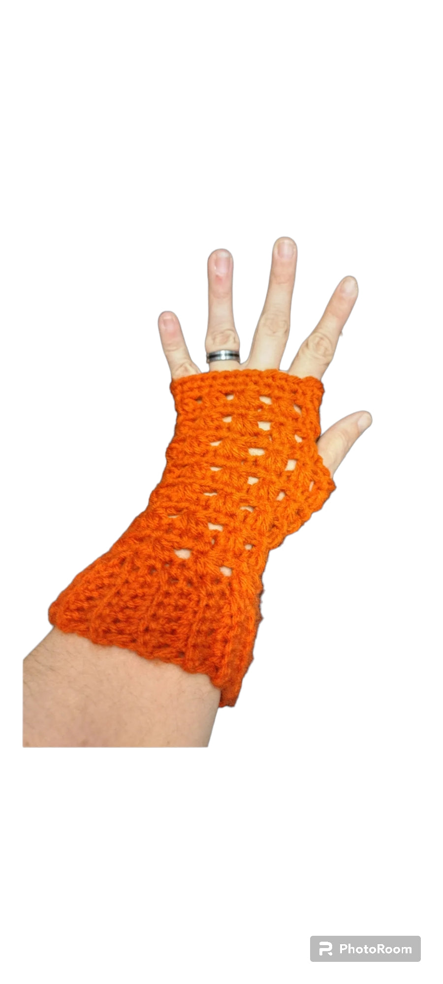 Orange Wrist Warmers