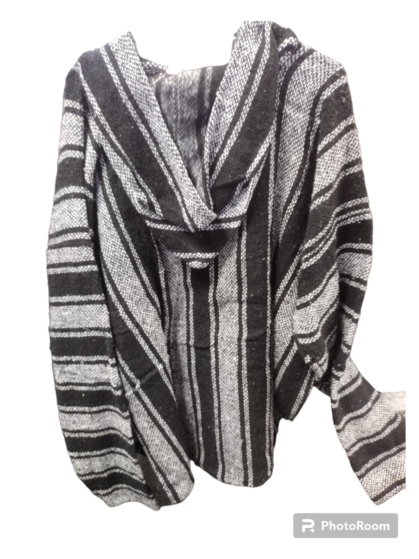 Baja Shirt Recycled Fibers Stripes Hoodie Jacket 2XL