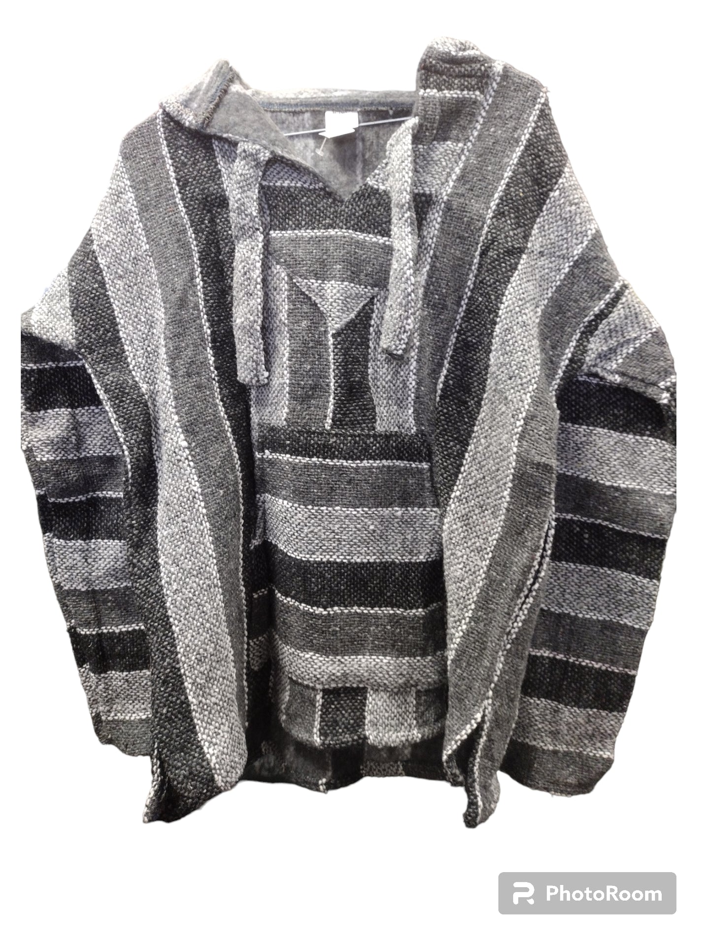Baja Jacket Striped Hoodie - Medium
