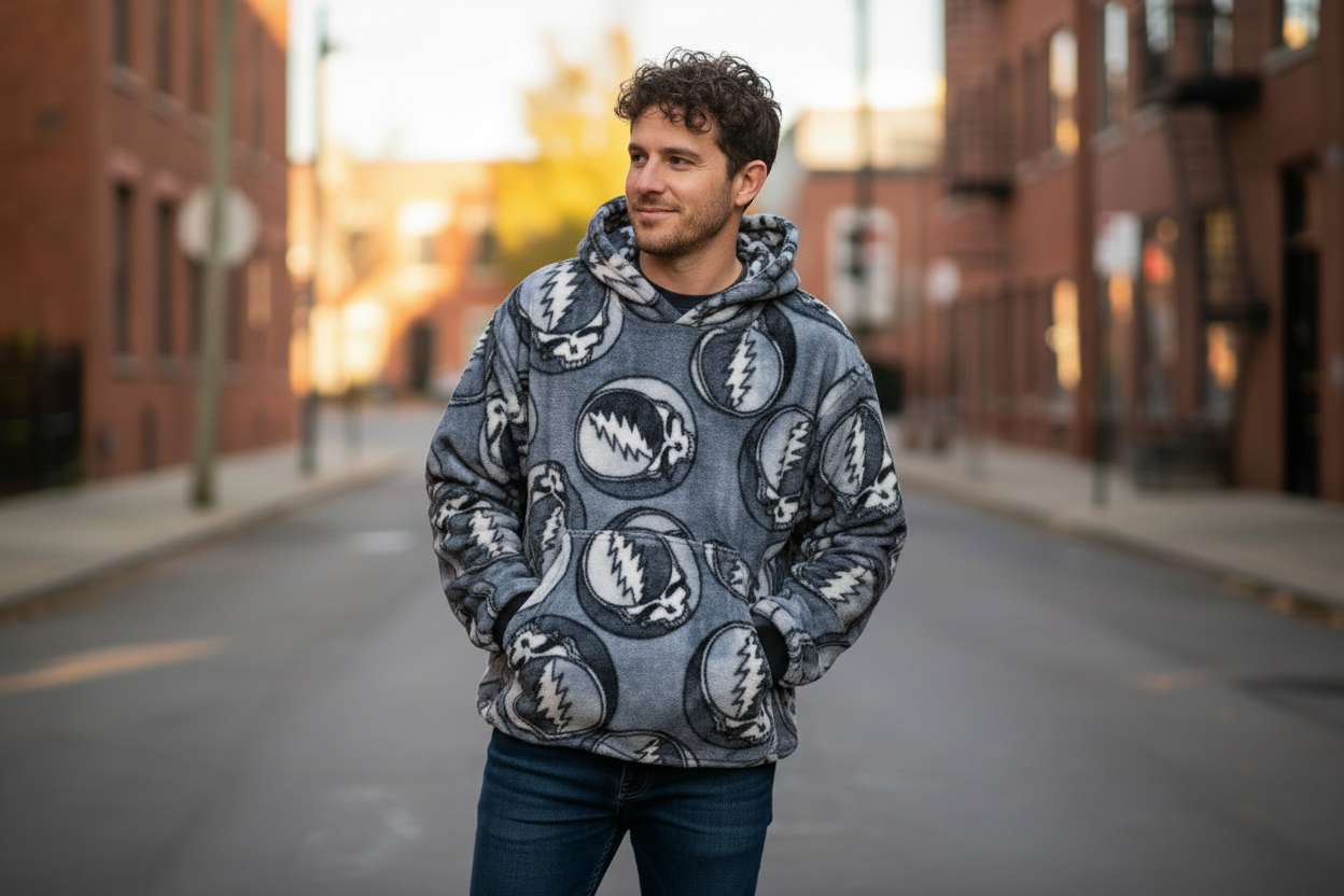 Stealie Snugglehood – Grateful Dead Fleece Pullover