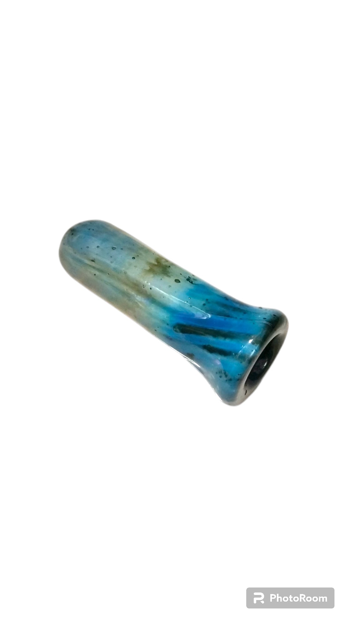 Blown Glass Chillum Pipe