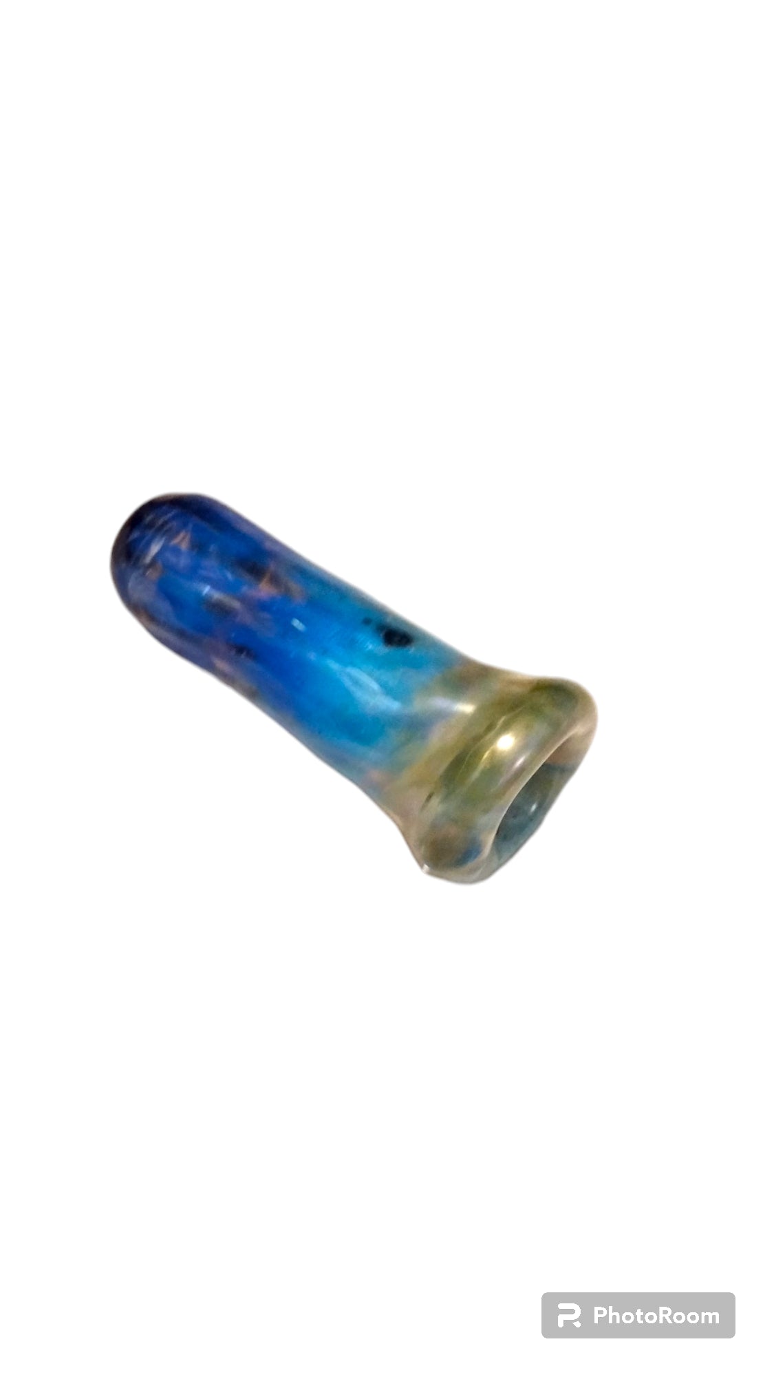 Blown Glass Chillum Pipe