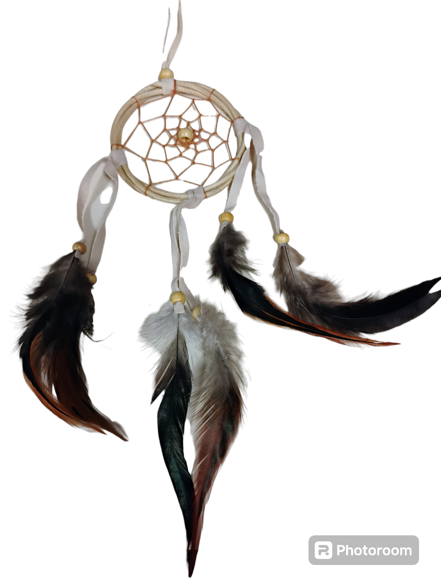 Small Wood Dreamcatcher With Beads