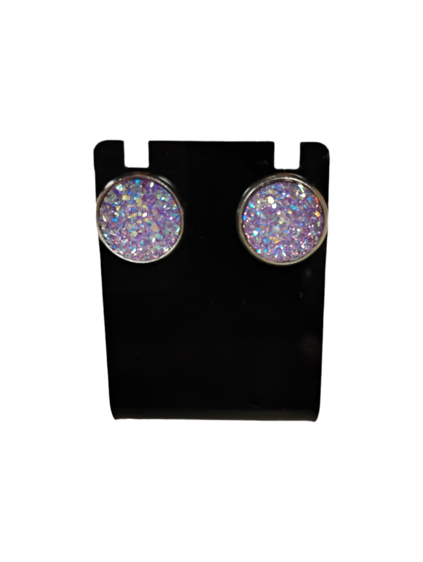 Druzy Glittery Stud Earrings