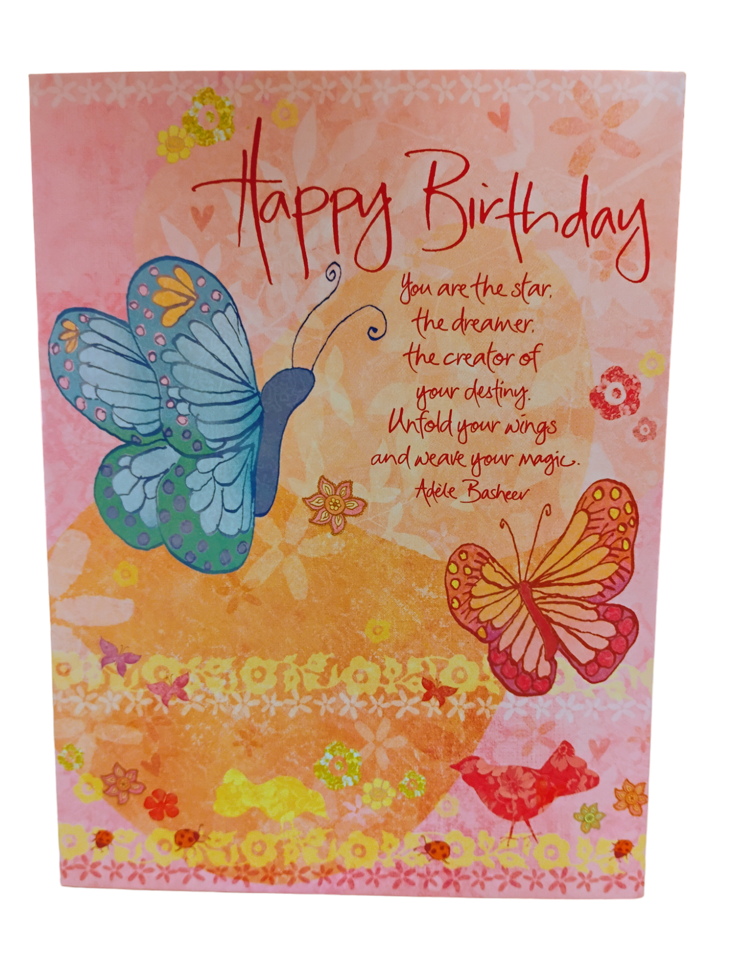 Bird & Butterfly Birthday Cards